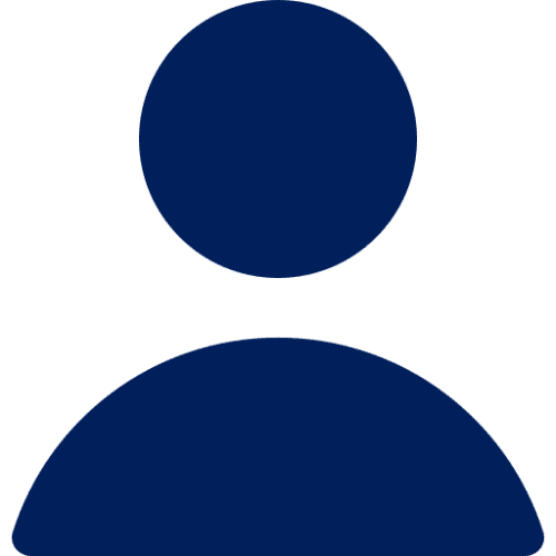 Default user profile avatar icon in blue.